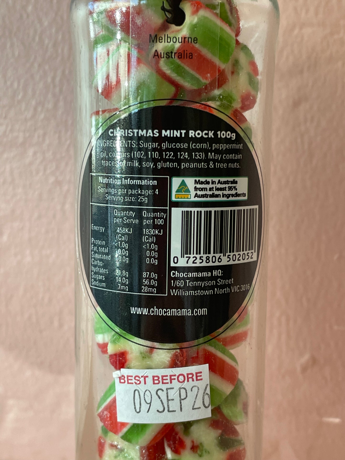 CHRISTMAS MINT ROCK CANDY