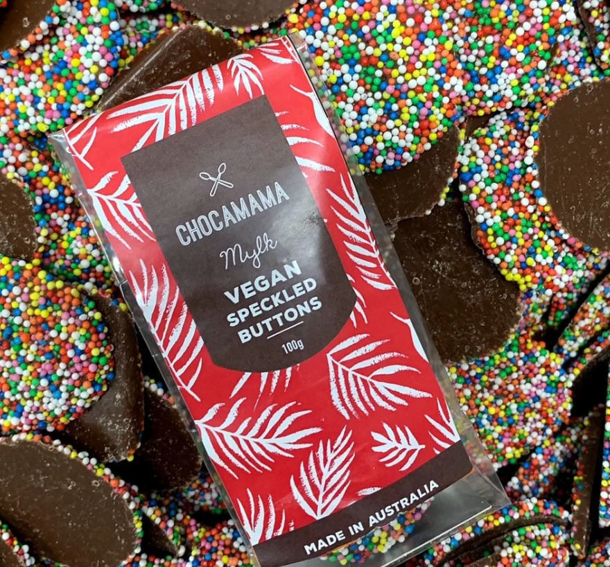 VEGAN MYLK SPECKLED BUTTONS 100g