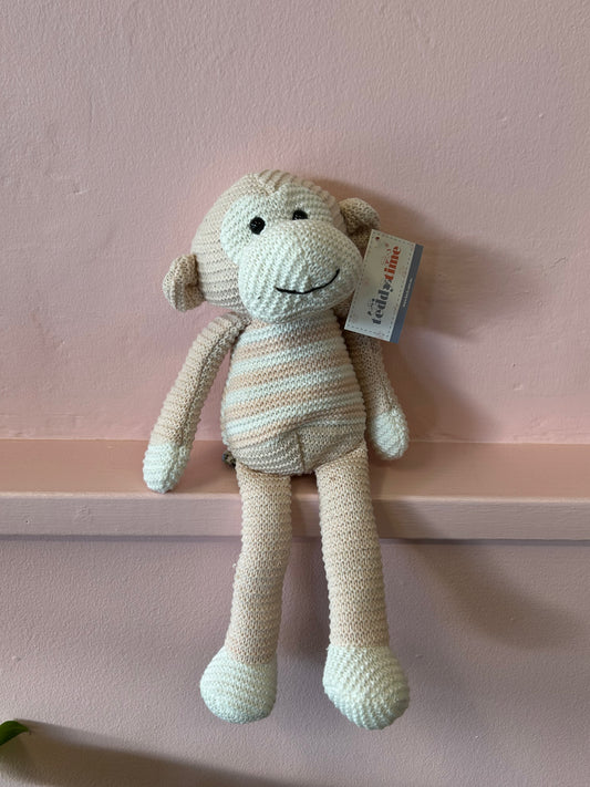 KNIT MONKEY- PINK