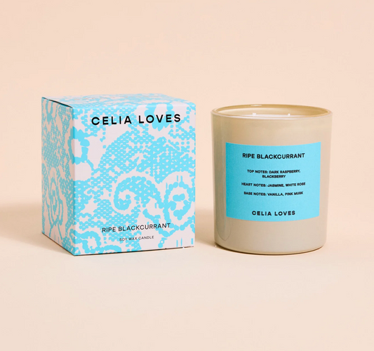 RIPE BLACKCURRANT CANDLE - CELIA LOVES
