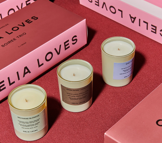 SOIREE CANDLE TRIO - CELIA LOVES